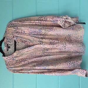NWT "Zac & Rachel" Woman Multi Color Blouse Size 3X
